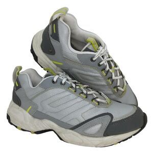 CROSS TREKKERS Womens Gray & Silver Athletic Sneakers - Size: 7 1/2